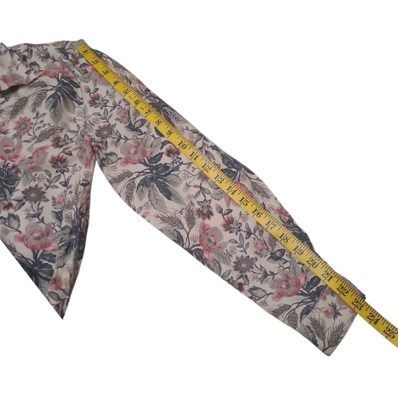 Pendleton Vintage Floral Button-Up Collared Dress Shirt Blouse Size 6 - Picture 8 of 9